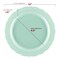 Turquoise Vintage Round Disposable Plastic Dinner Plates - 10" (120 Plates)